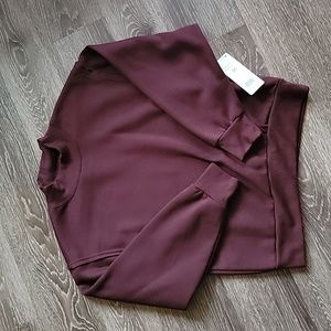 Cropped Maroon Sweater